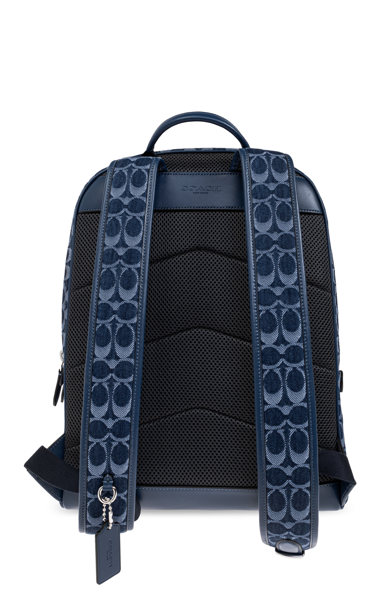 Navy blue Denim backpack with monogram Coach - Vitkac AS